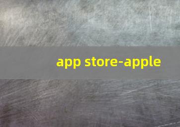 app store-apple